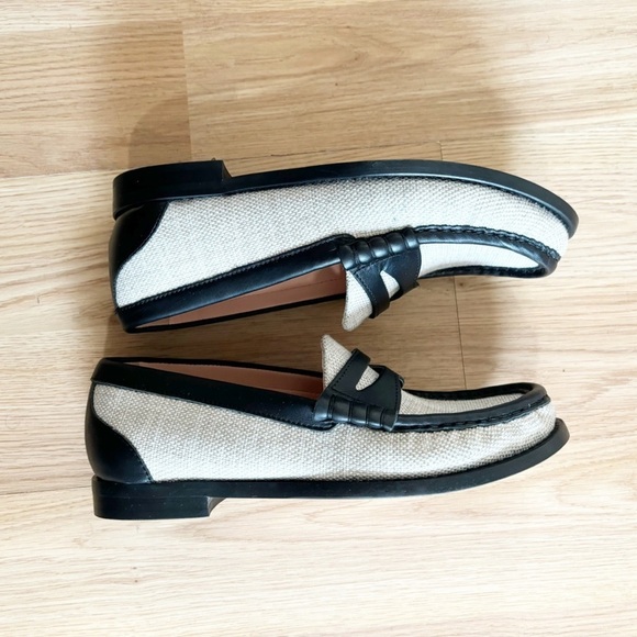 J.Crew Winona penny loafers in Spanish canvas - Picture 2 of 7
